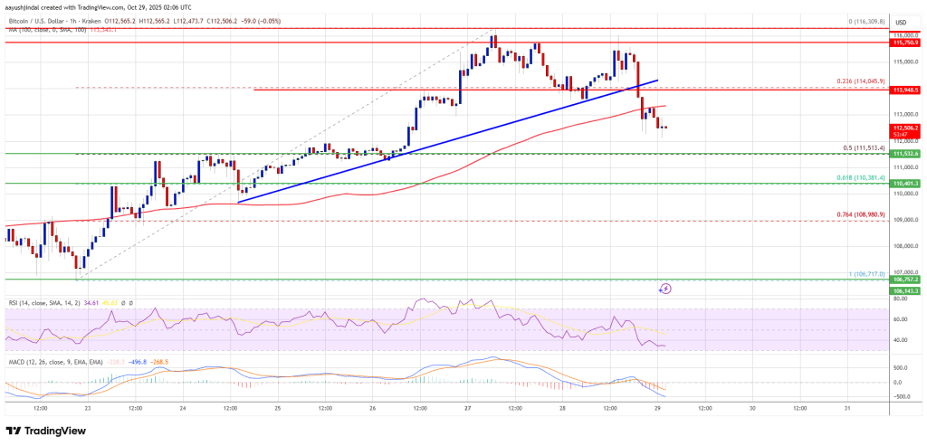 比特币面临上涨阻力——近期涨势受限制